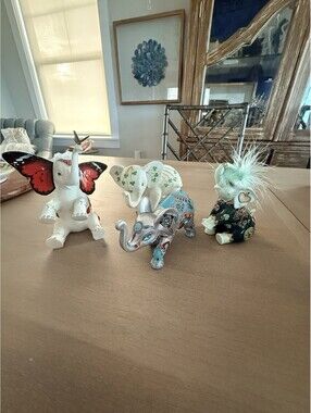 The Hamilton Collection Elephants Lot Of 4